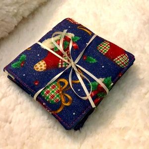 Handmade Christmas Coaster Set (6)